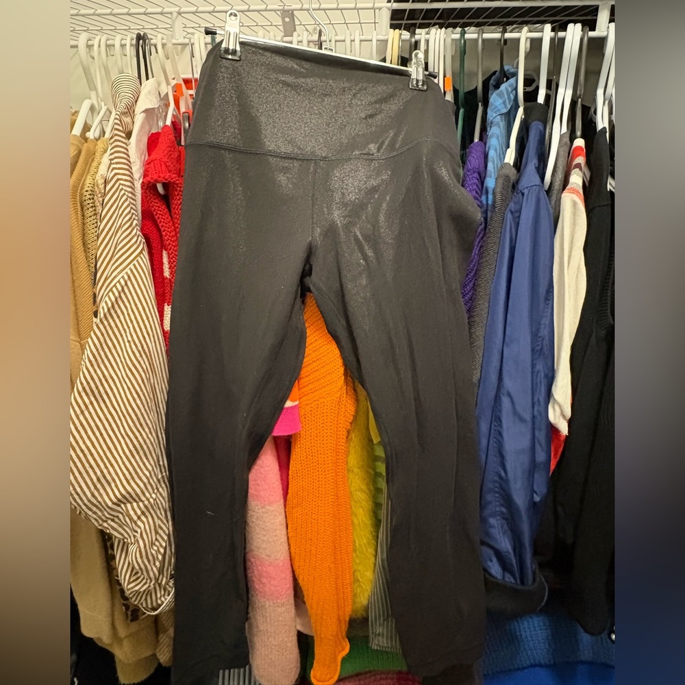 Black Shiny Lululemon Leggings